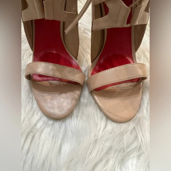 Charles Jourdan 💋 Lace-up Heels. ‎ Gently used and stunning!!! Size 8.5 - Picture 11 of 15